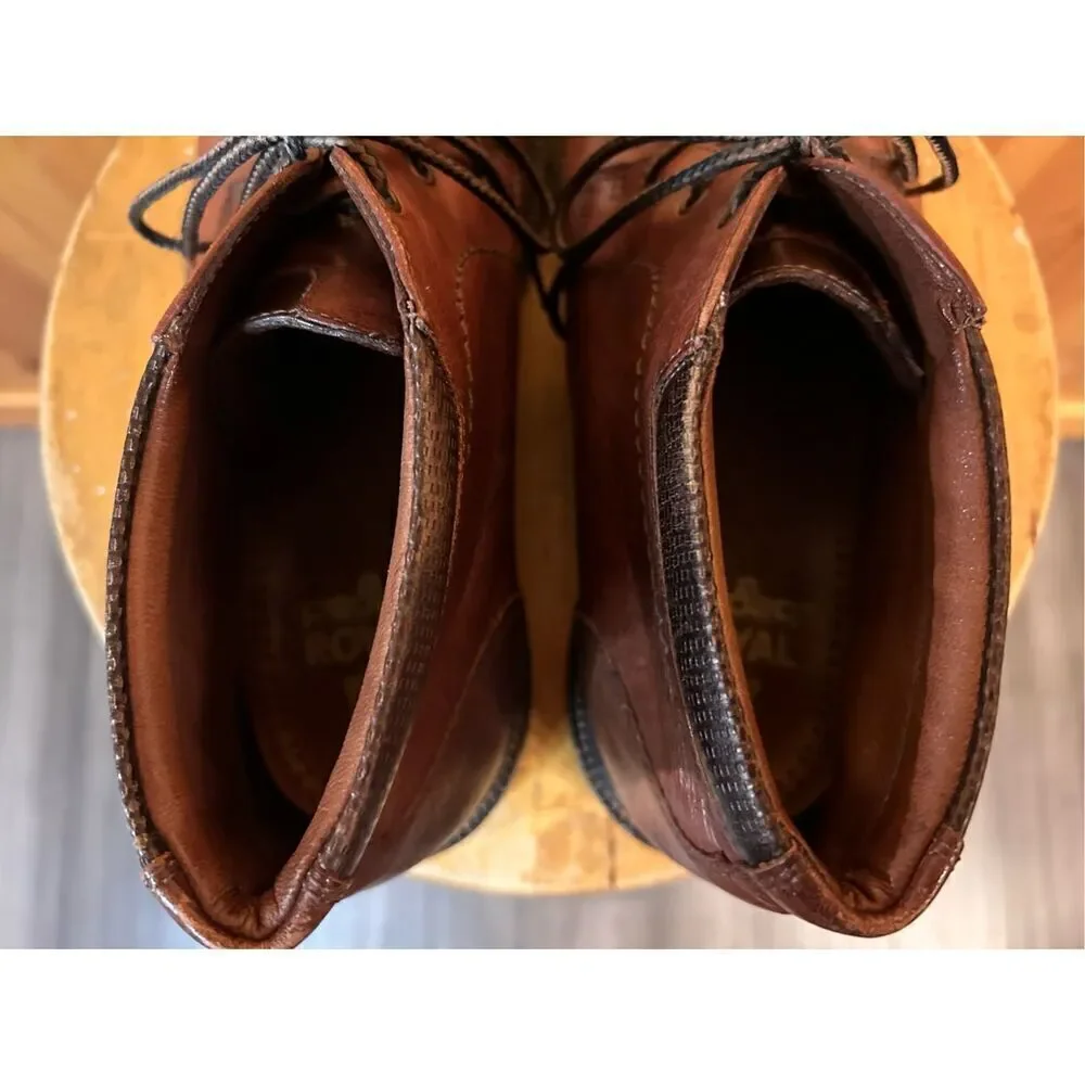 Johnson & Murphy J&M Est 1850 Men's Size 10M Brown Leather Chukka Boot